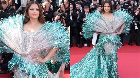 aishwarya x|Aishwarya Rai goes all out with dramatic blue look for second .